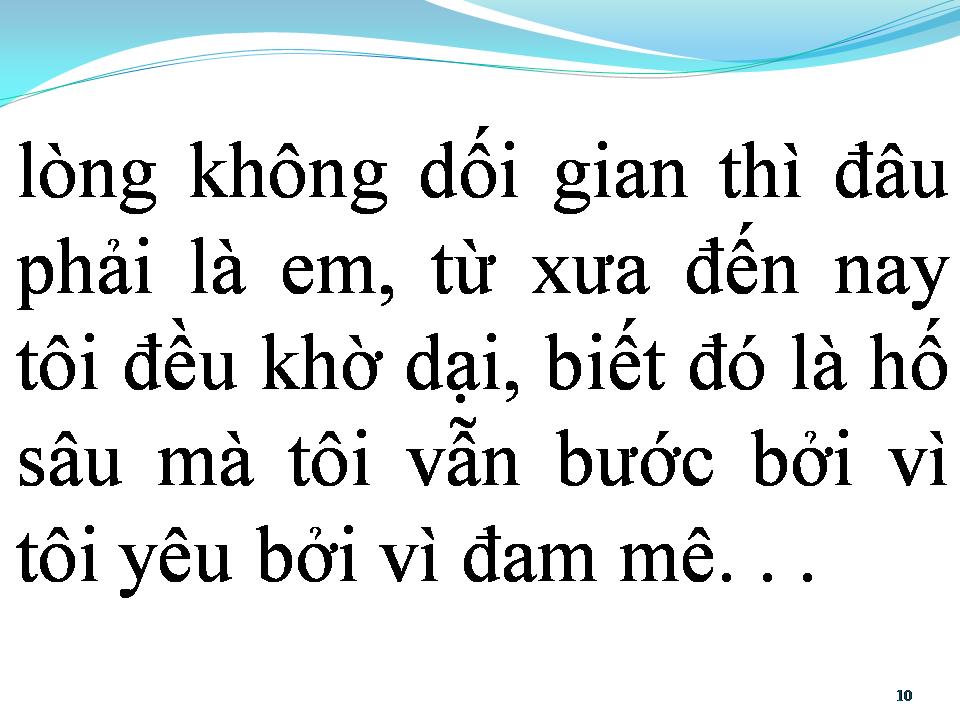 Lời bài hát BỞI VÌ ĐAM MÊ