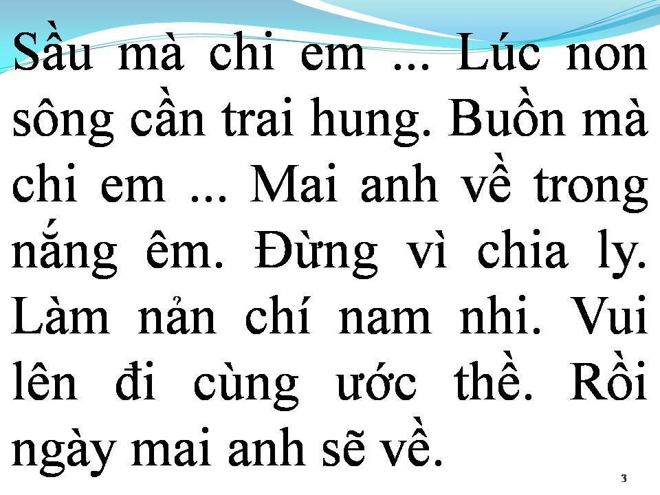 Lời bài hát BUỒN CHI EM ƠI