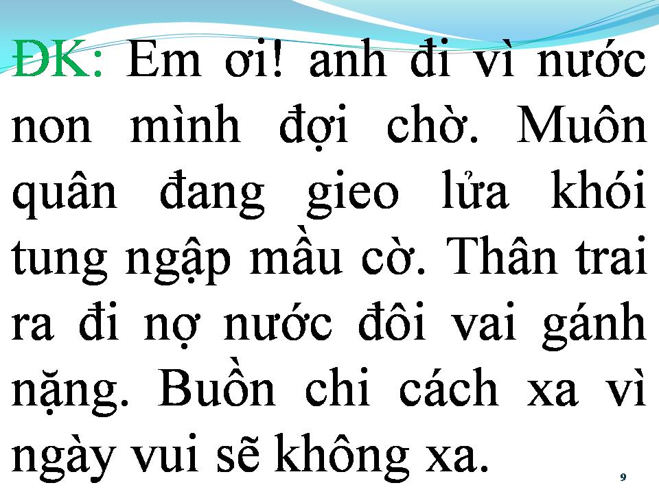 Lời bài hát BUỒN CHI EM ƠI