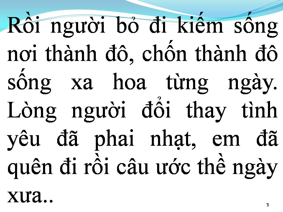 Lời bài hát BUỒN TẢ TƠI