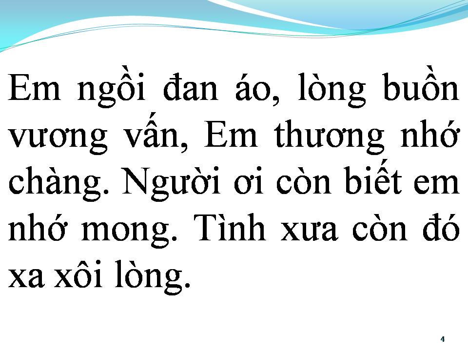 Lời bài hát BUỒN TÀN THU