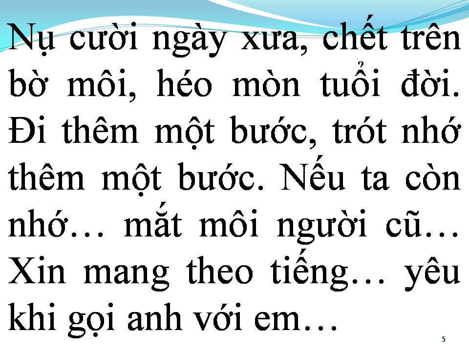 Lời bài hát BUỒN TRONG KỶ NIỆM