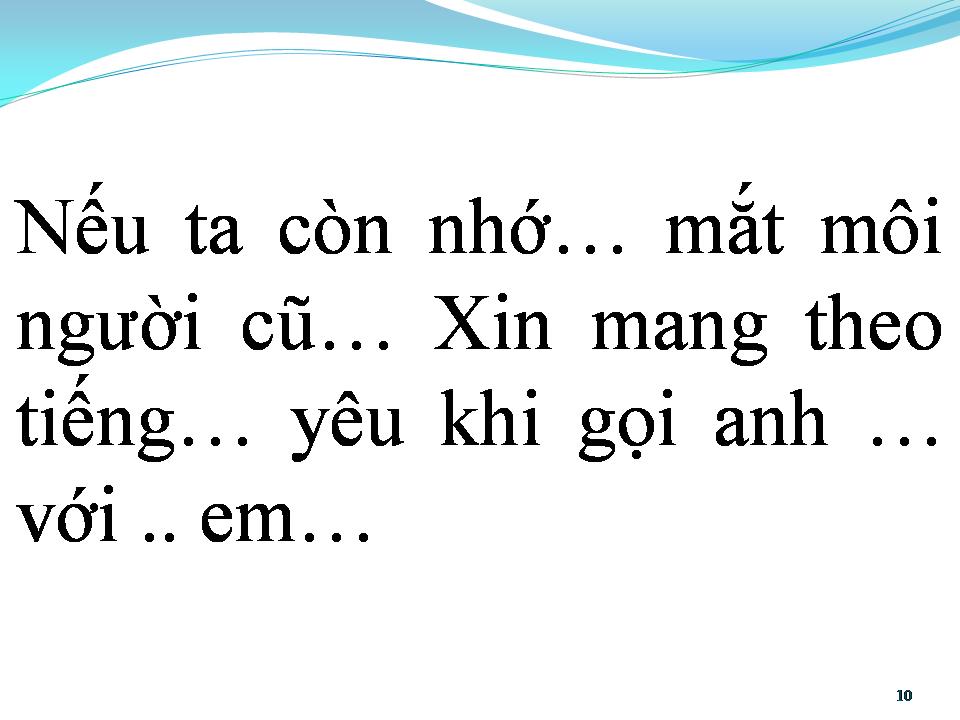 Lời bài hát BUỒN TRONG KỶ NIỆM