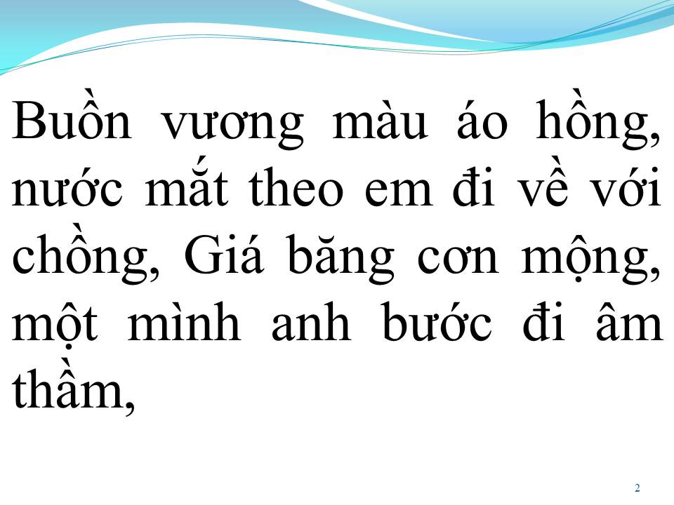 Lời bài hát BUỒN VƯƠNG MÀU ÁO
