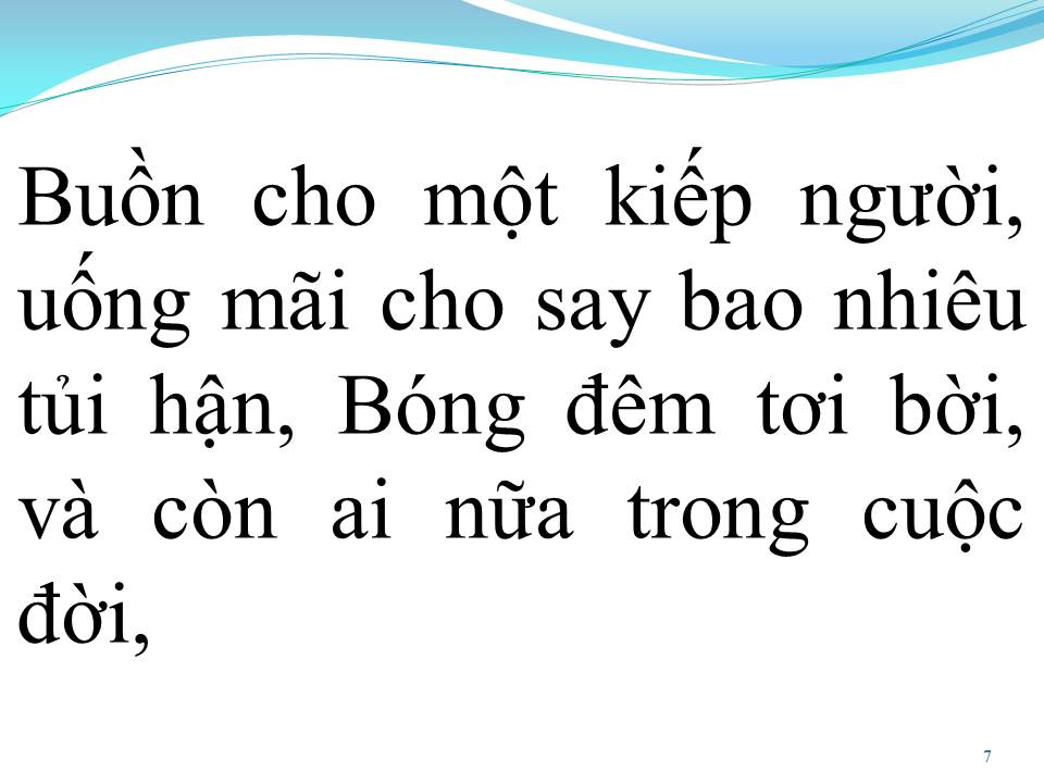Lời bài hát BUỒN VƯƠNG MÀU ÁO