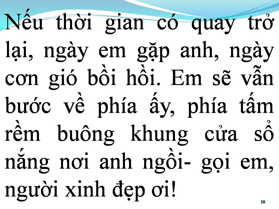Lời bài hát BỨC THƯ TÌNH THỨ HAI