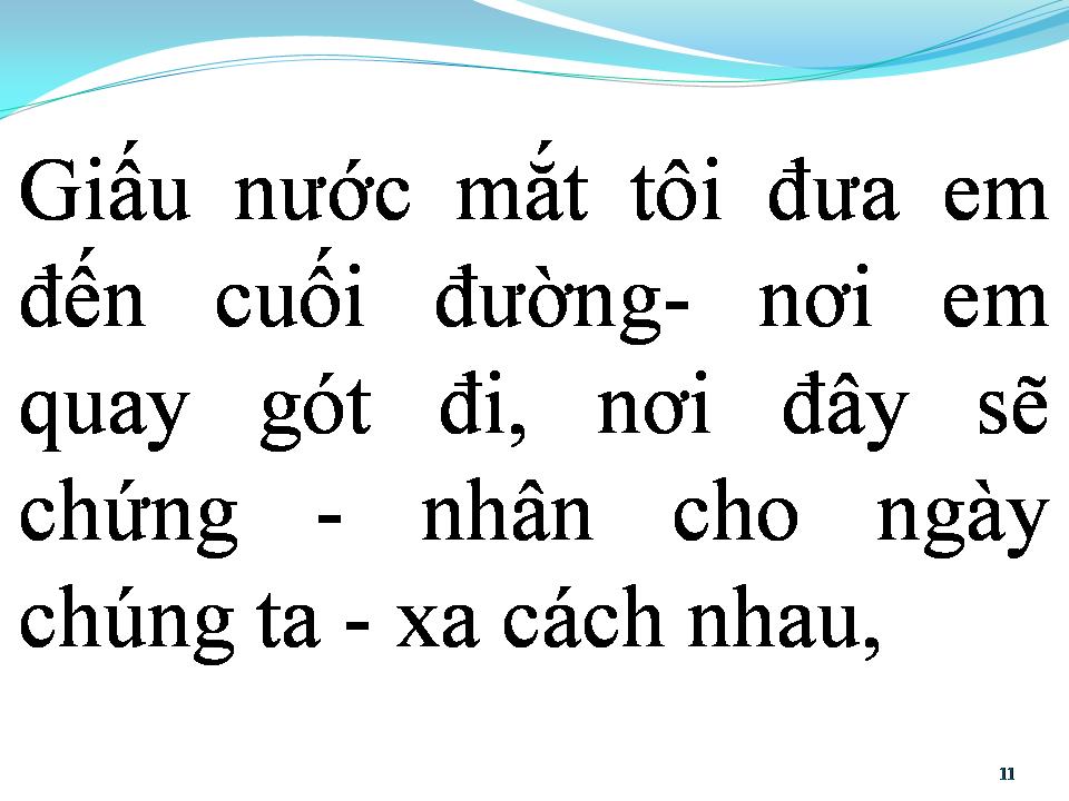 Lời bài hát BƯỚC CHÂN CUỐI CÙNG