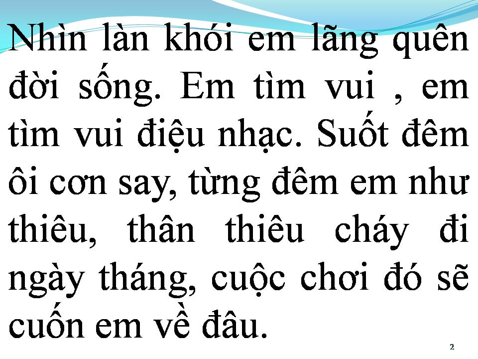 Lời bài hát BƯỚC CHÂN LẦM LỠ