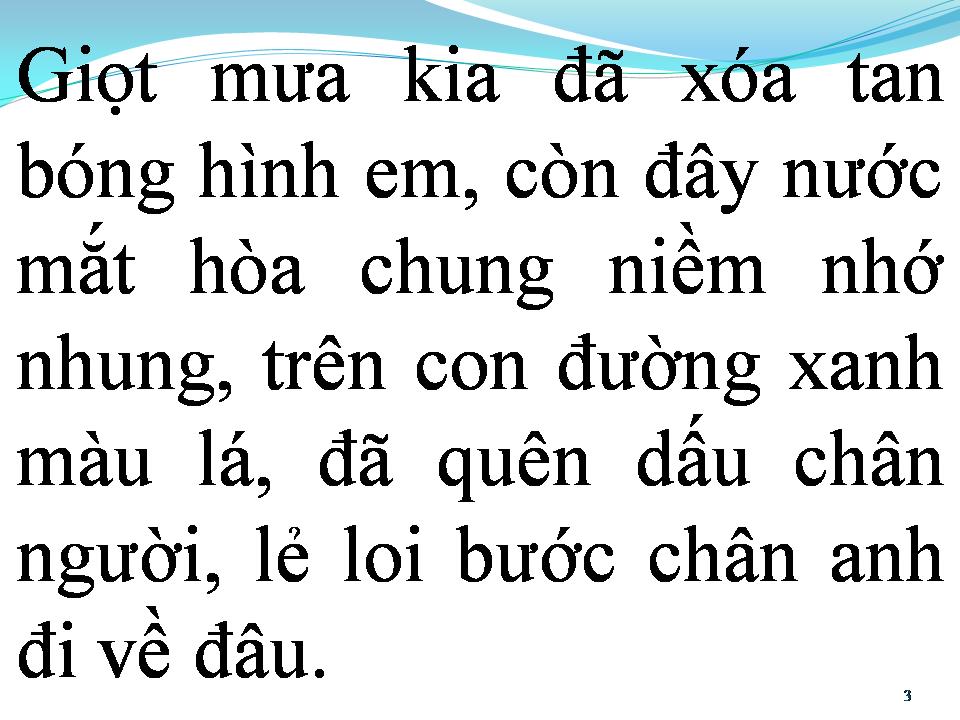 Lời bài hát BƯỚC CHÂN LẺ LOI