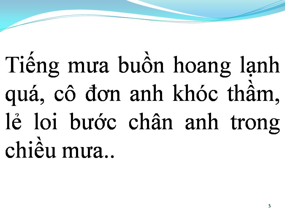 Lời bài hát BƯỚC CHÂN LẺ LOI