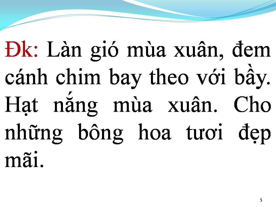 Lời bài hát BƯỚC CHÂN MÙA XUÂN