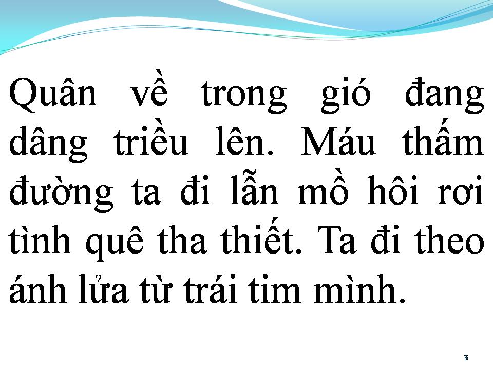 Lời bài hát BƯỚC CHÂN TRÊN DÃY TRƯỜNG SƠN