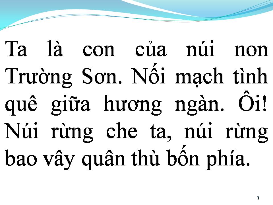 Lời bài hát BƯỚC CHÂN TRÊN DÃY TRƯỜNG SƠN