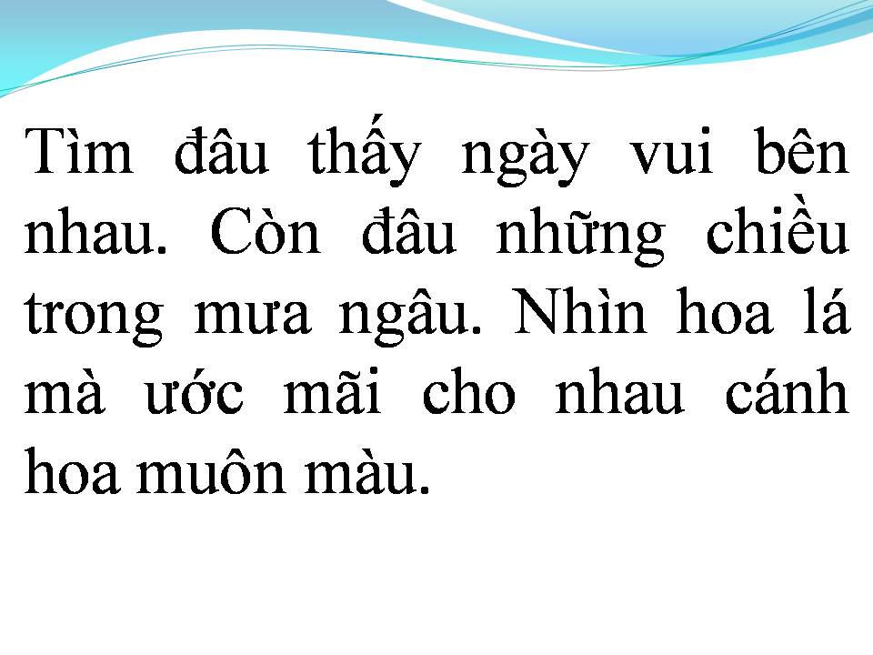 Lời bài hát GA CHIỀU