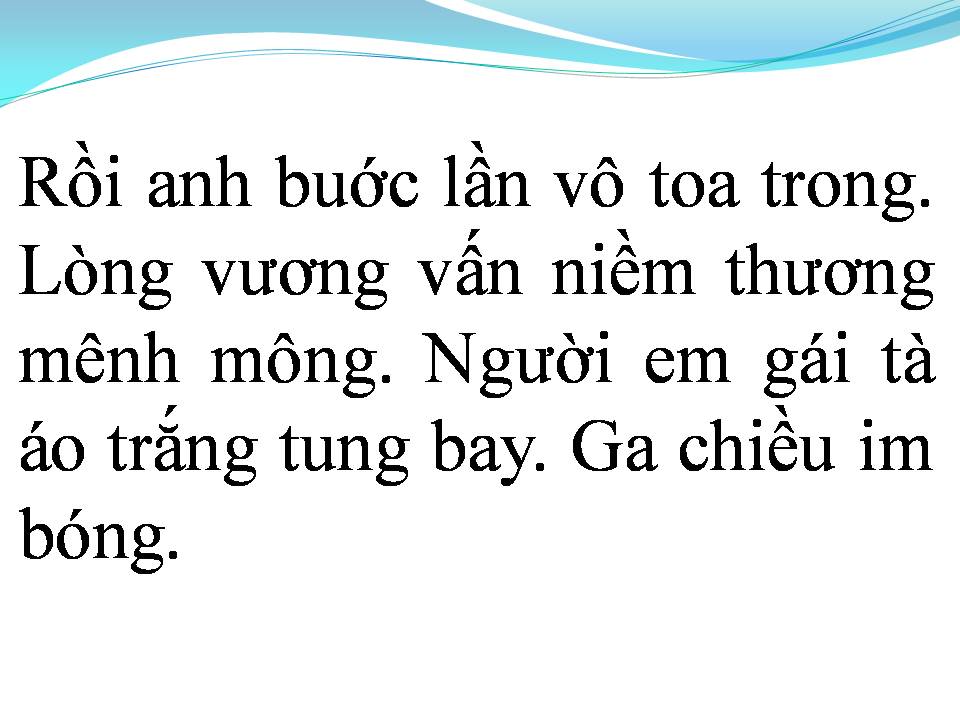 Lời bài hát GA CHIỀU