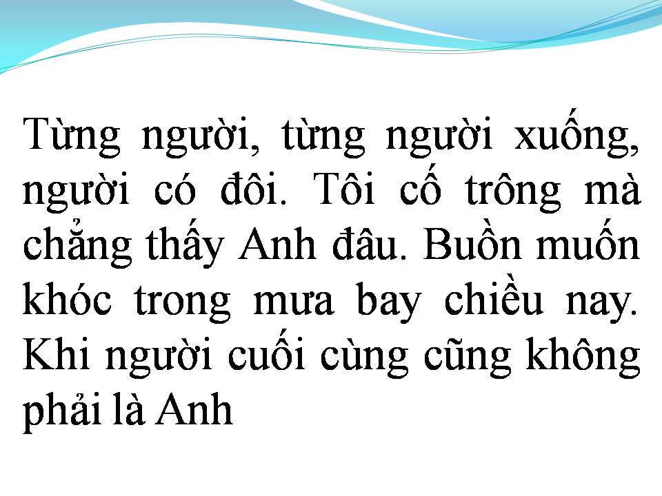 Lời bài hát GA CHIỀU PHỐ NHỎ