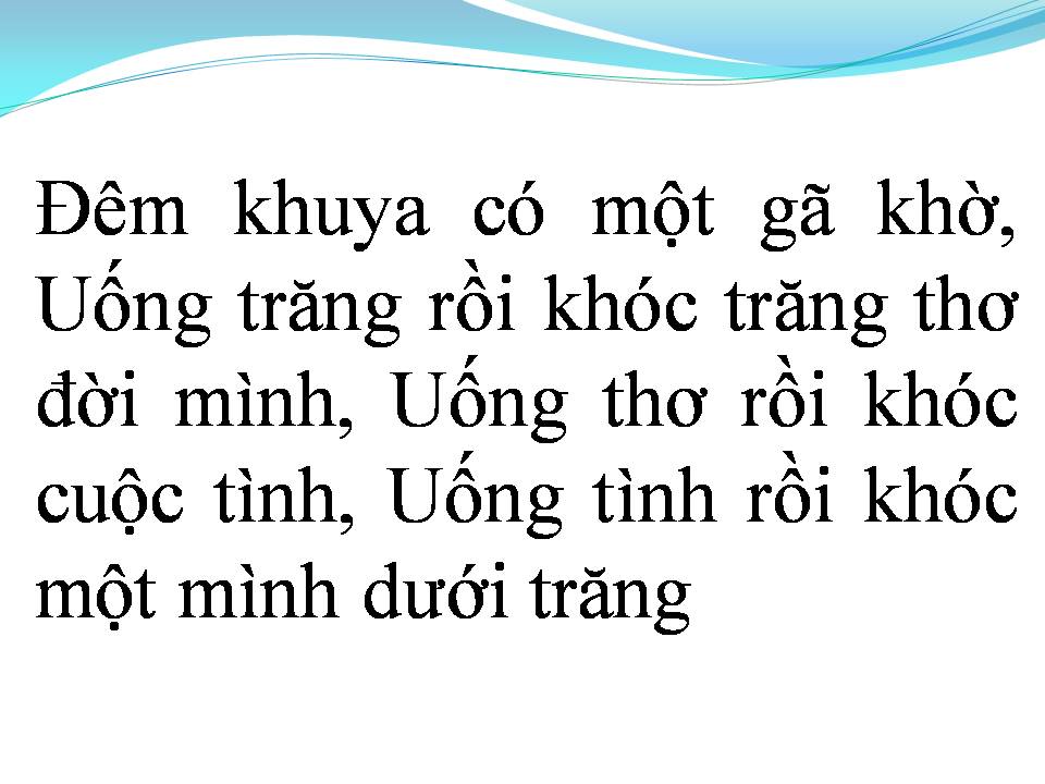 Lời bài hát GÃ SI TÌNH
