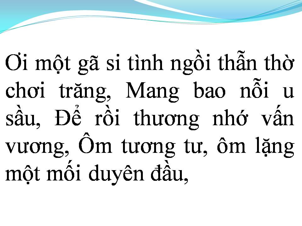 Lời bài hát GÃ SI TÌNH