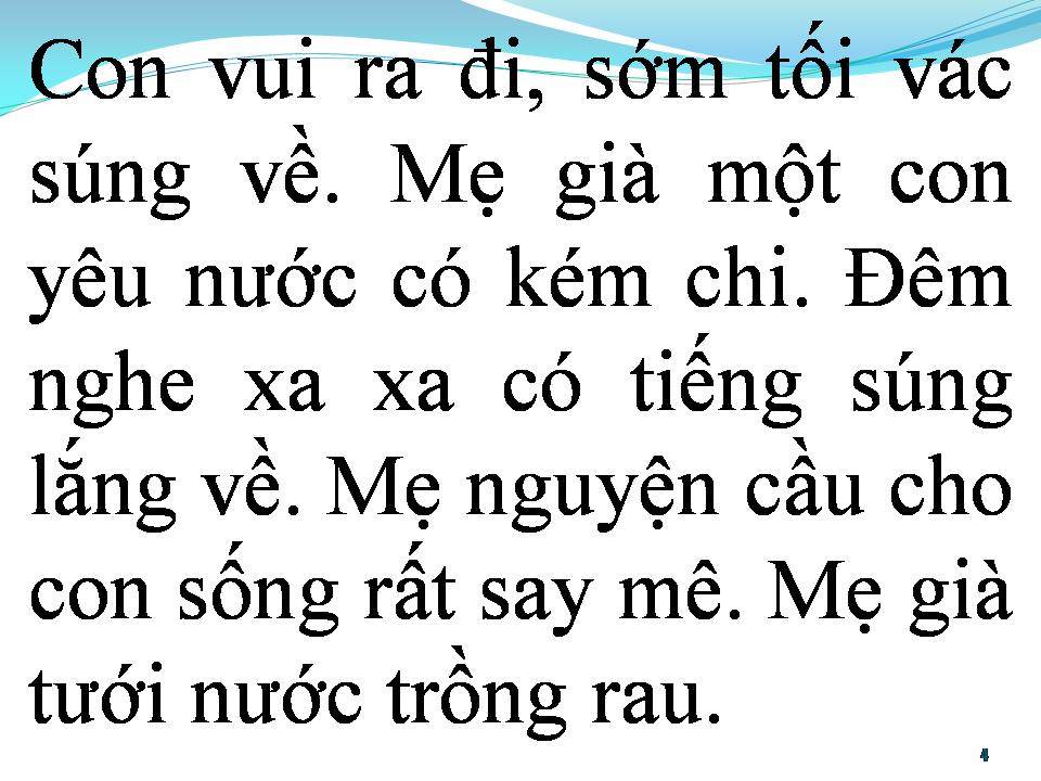 Lời bài hát BÀ MẸ GIO LINH