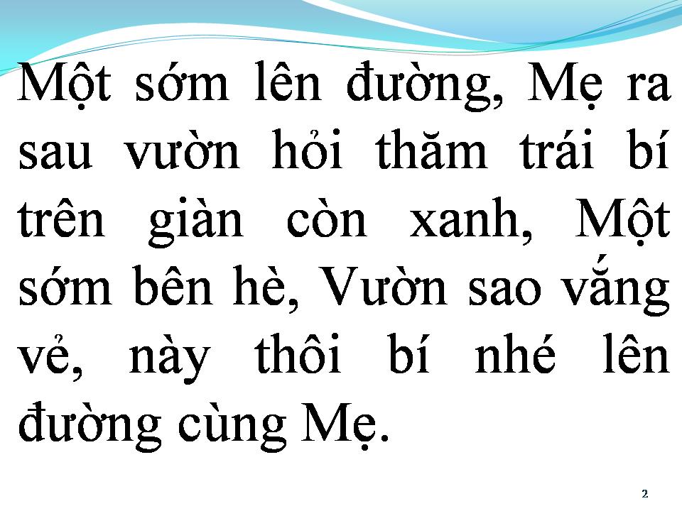 Lời bài hát BÀ MẸ Ô LÝ