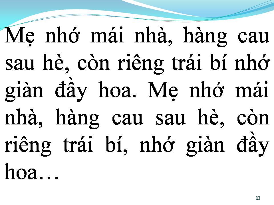 Lời bài hát BÀ MẸ Ô LÝ