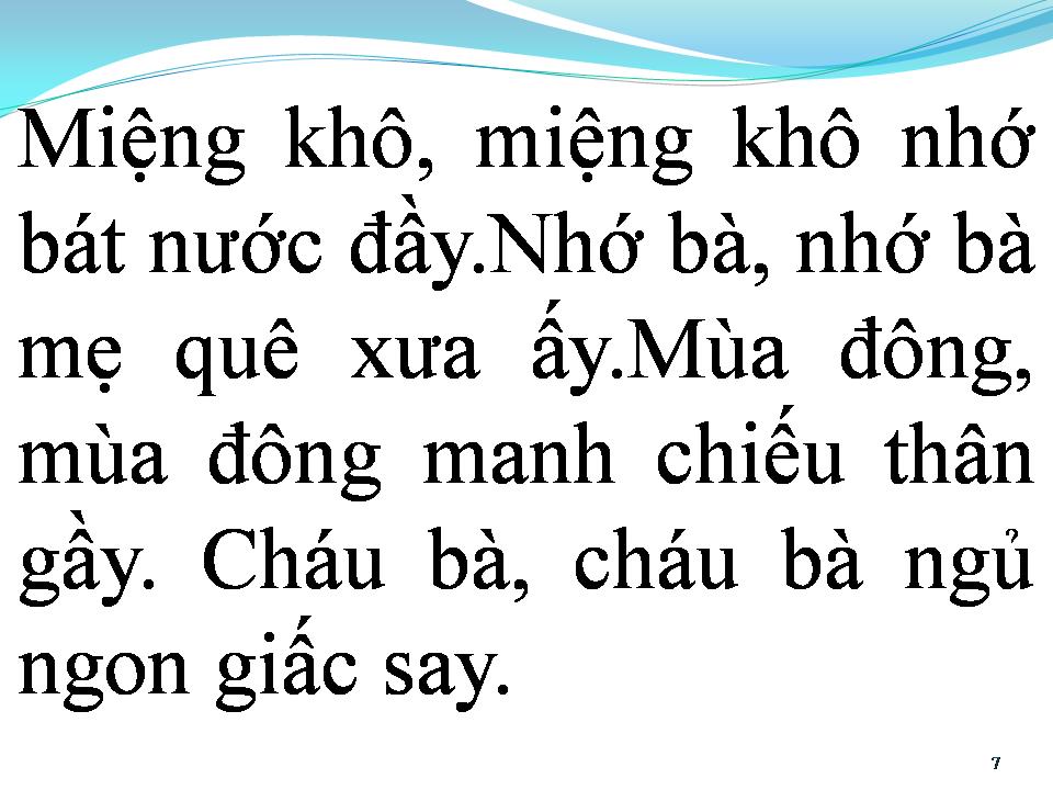 Lời bài hát BÀ MẸ QUÊ
