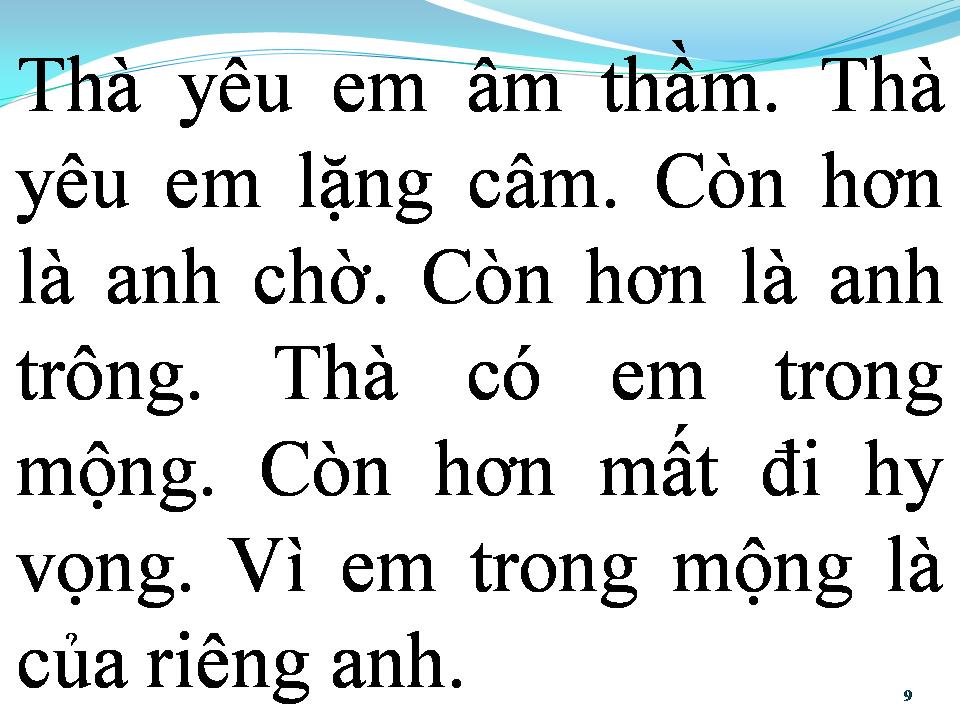 Lời bài hát BA NĂM TA YÊU EM ÂM THẦM