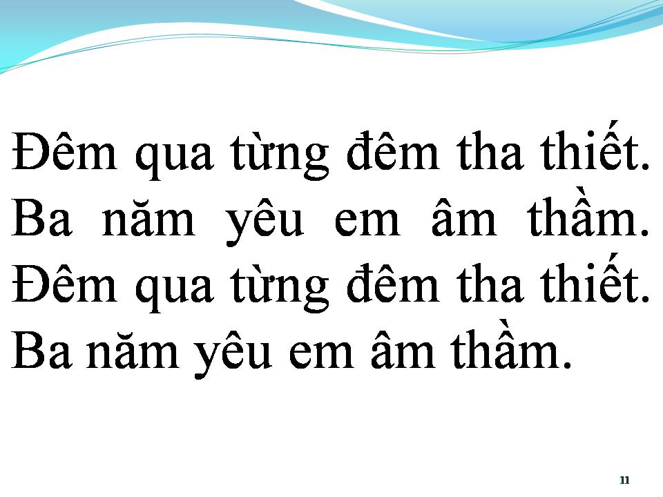 Lời bài hát BA NĂM TA YÊU EM ÂM THẦM