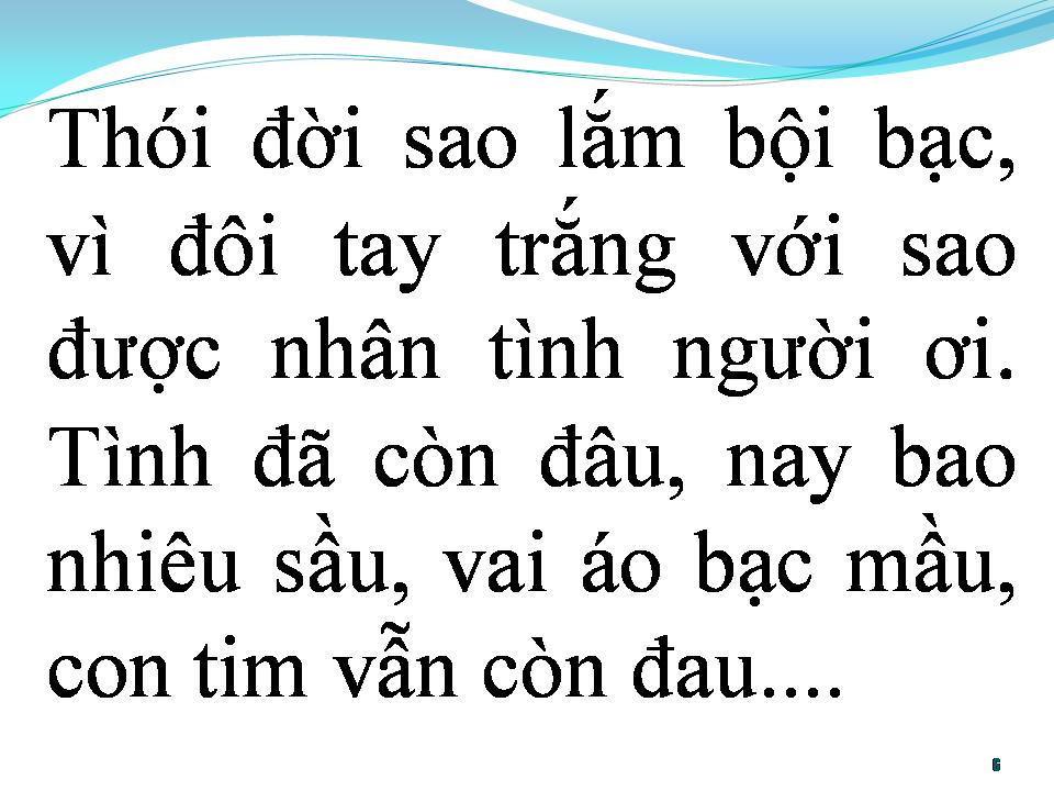 Lời bài hát BẠC BẼO TÌNH ĐỜI