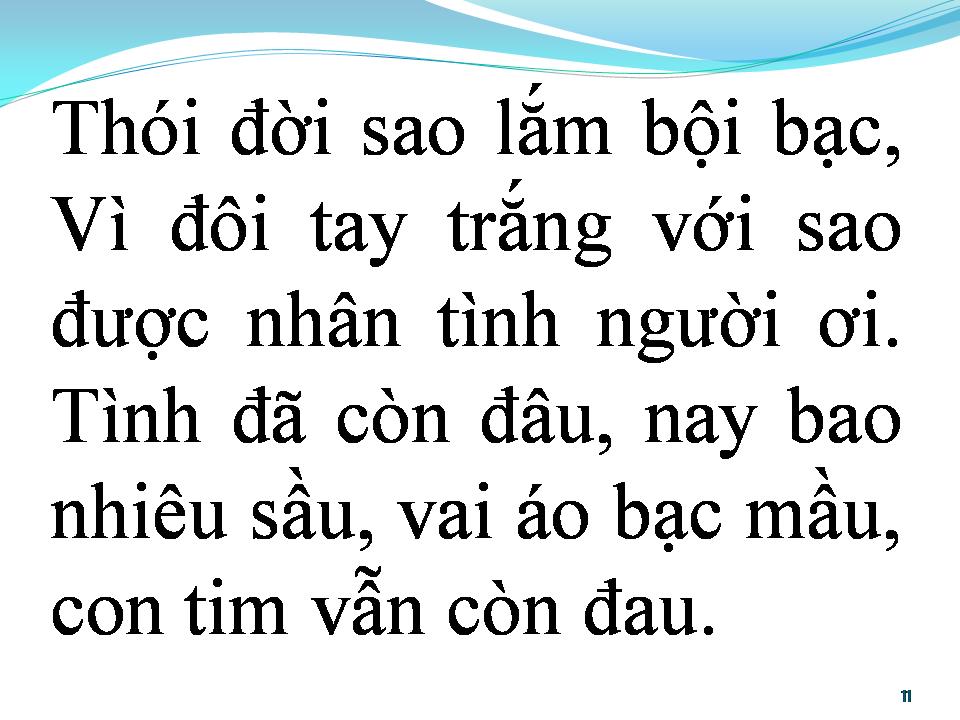 Lời bài hát BẠC BẼO TÌNH ĐỜI