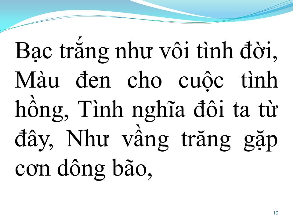 Lời bài hát BẠC TRẮNG TÌNH ĐỜI