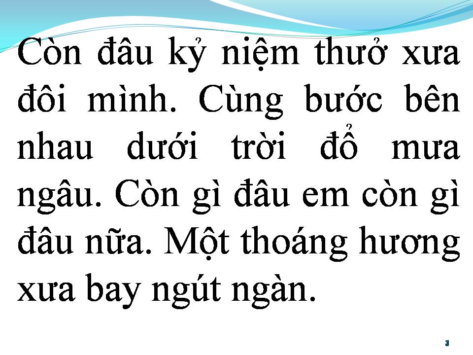 Lời bài hát BÀI CA DAO XÓT XA
