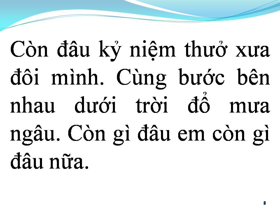 Lời bài hát BÀI CA DAO XÓT XA
