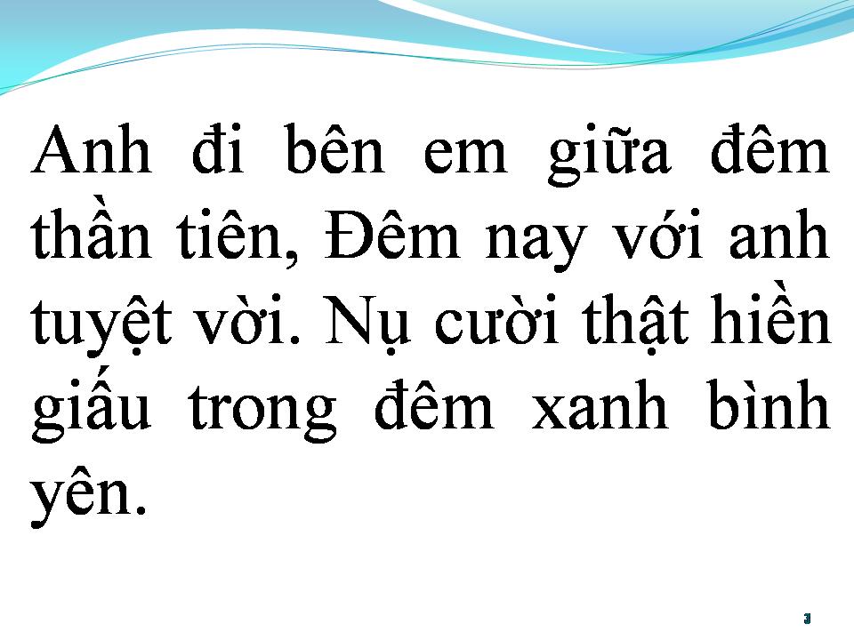 Lời bài hát BÀI CA ĐÊM