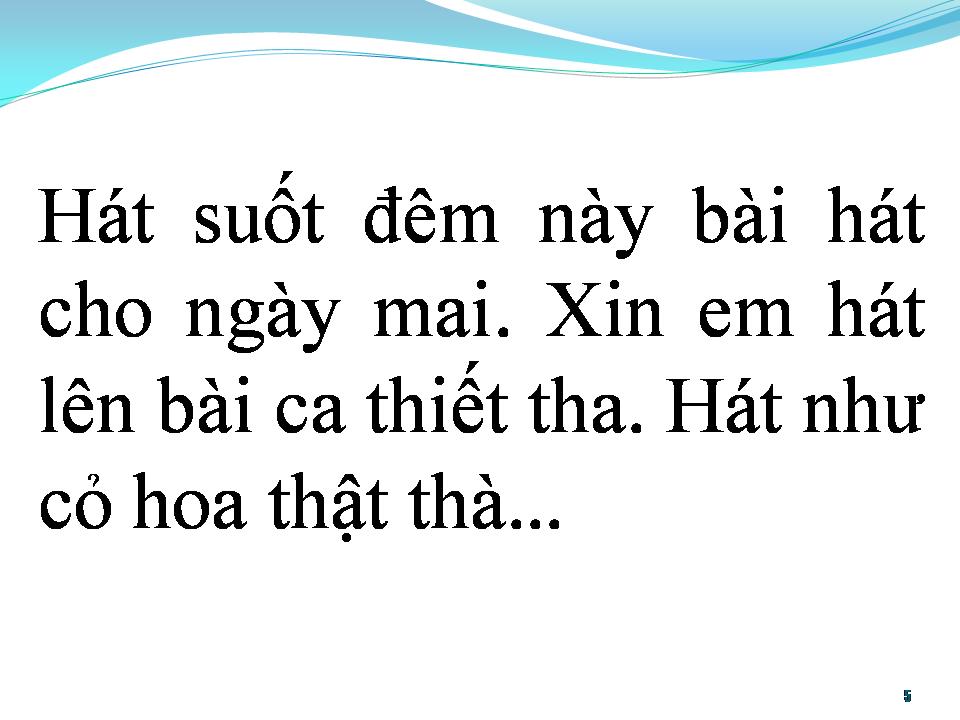 Lời bài hát BÀI CA ĐÊM