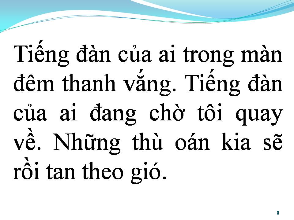 Lời bài hát BÀI CA GIÓ