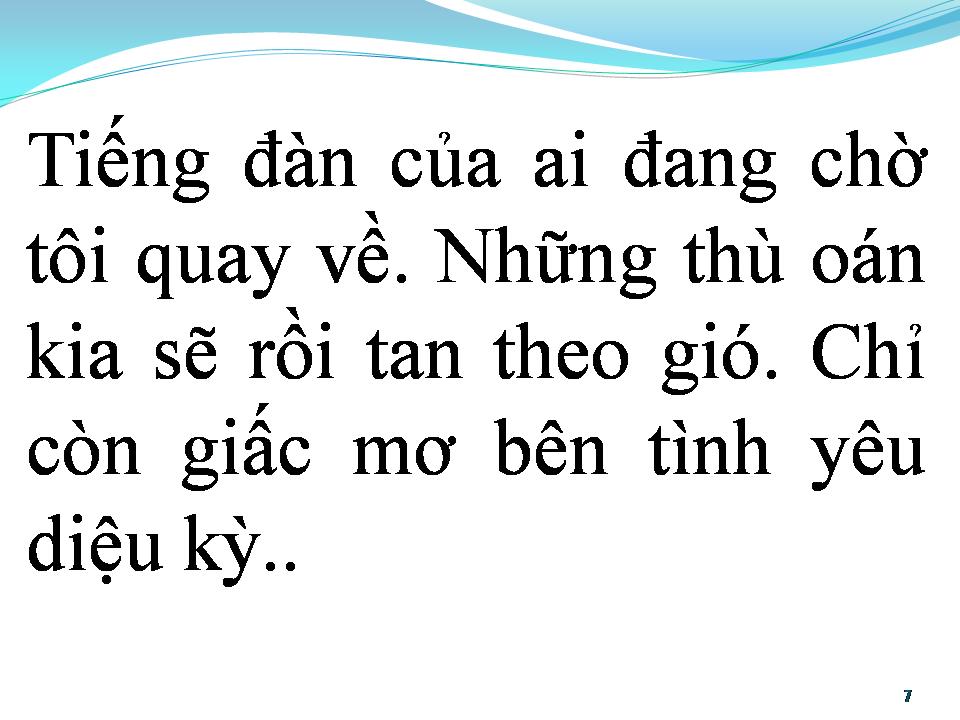 Lời bài hát BÀI CA GIÓ