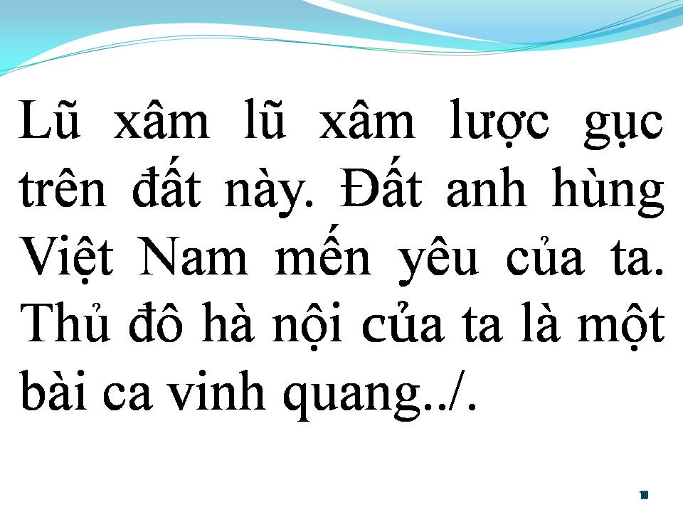 Lời bài hát BÀI CA HÀ NỘI