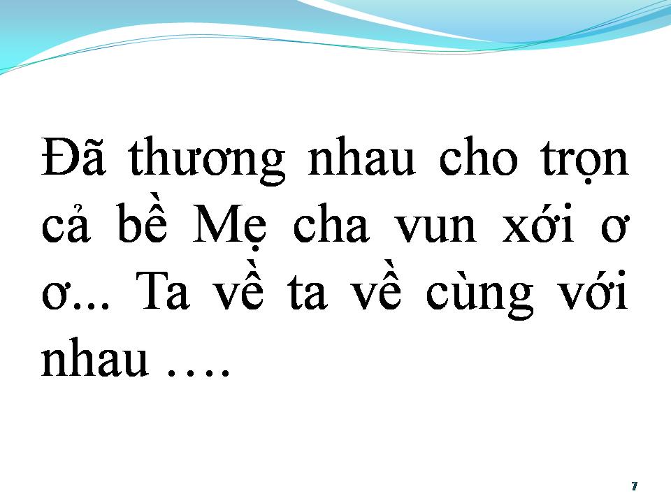 Lời bài hát BÀI CA NĂM TẤN