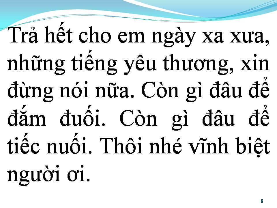 Lời bài hát BÀI CA NGÀY VU QUY