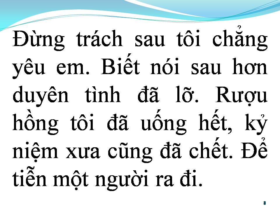 Lời bài hát BÀI CA NGÀY VU QUY