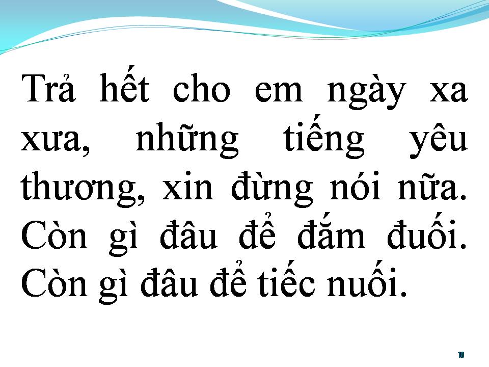 Lời bài hát BÀI CA NGÀY VU QUY