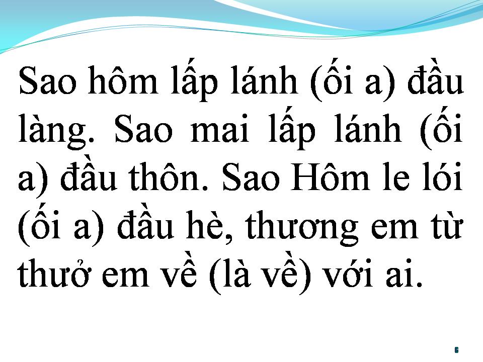 Lời bài hát BÀI CA SAO