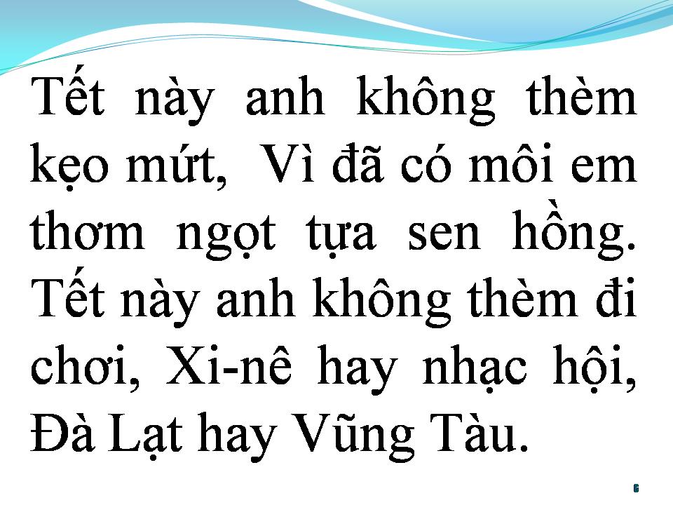Lời bài hát BÀI CA TẾT CHO EM