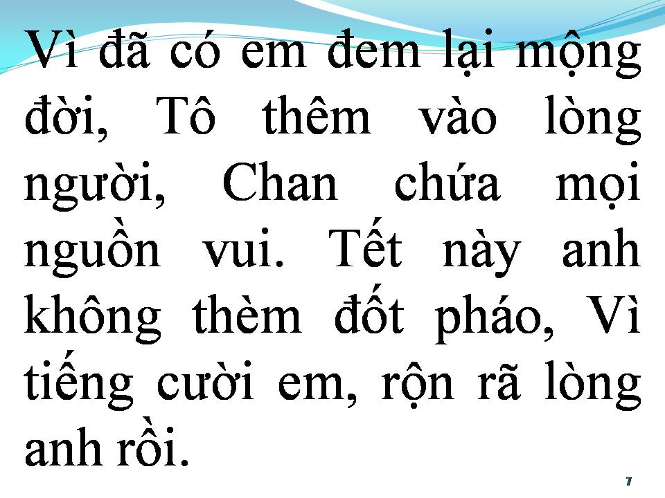 Lời bài hát BÀI CA TẾT CHO EM