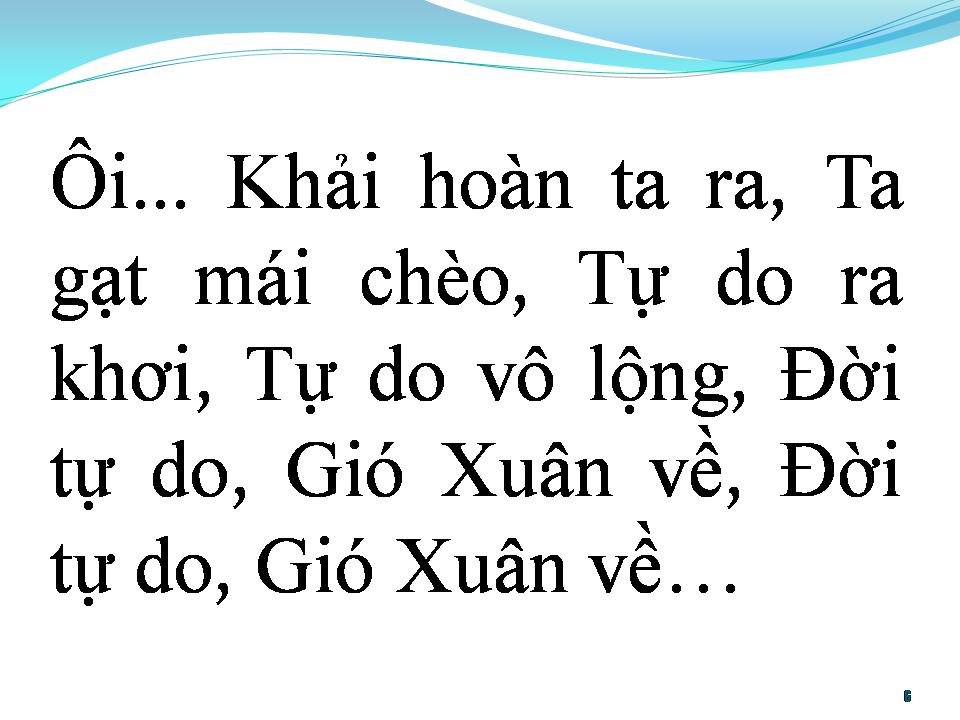 Lời bài hát BÀI CA THỐNG NHẤT