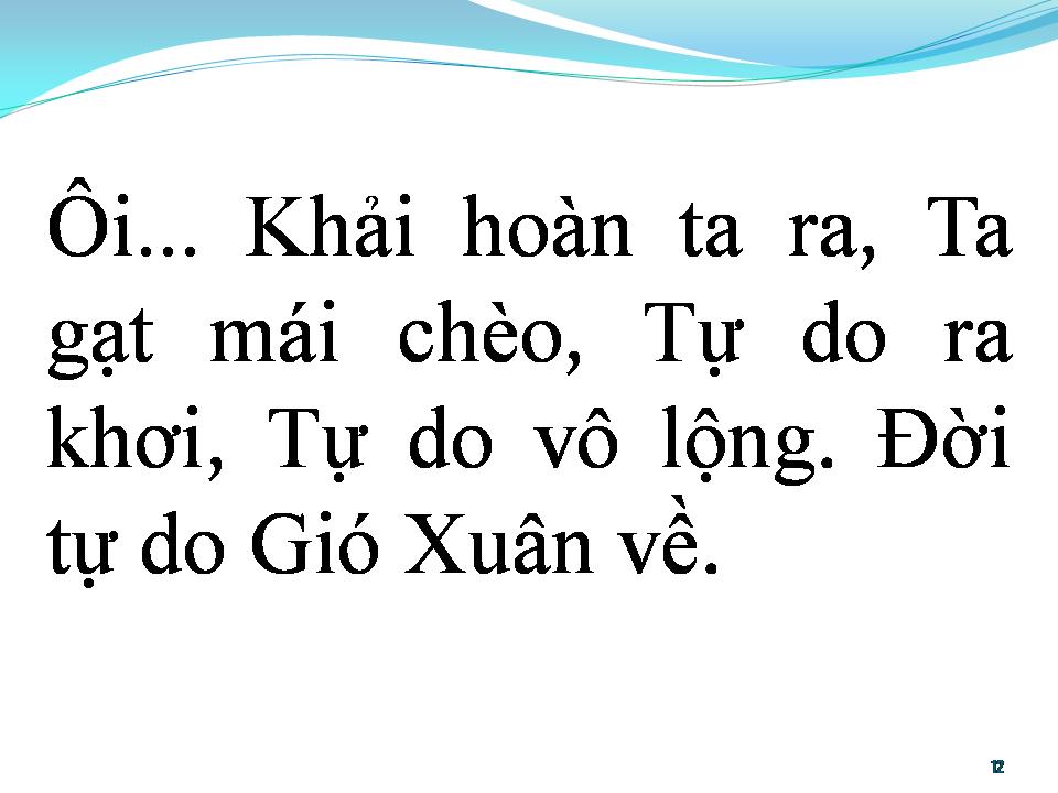 Lời bài hát BÀI CA THỐNG NHẤT