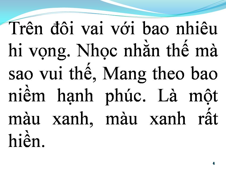 Lời bài hát BÀI CA TÌNH NGUYỆN XANH