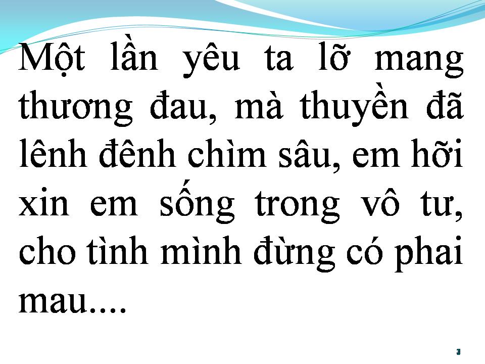 Lời bài hát BÀI CA TÌNH NHỚ
