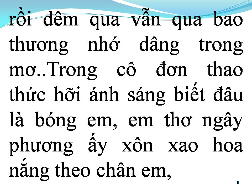 Lời bài hát BÀI CA TÌNH NHỚ